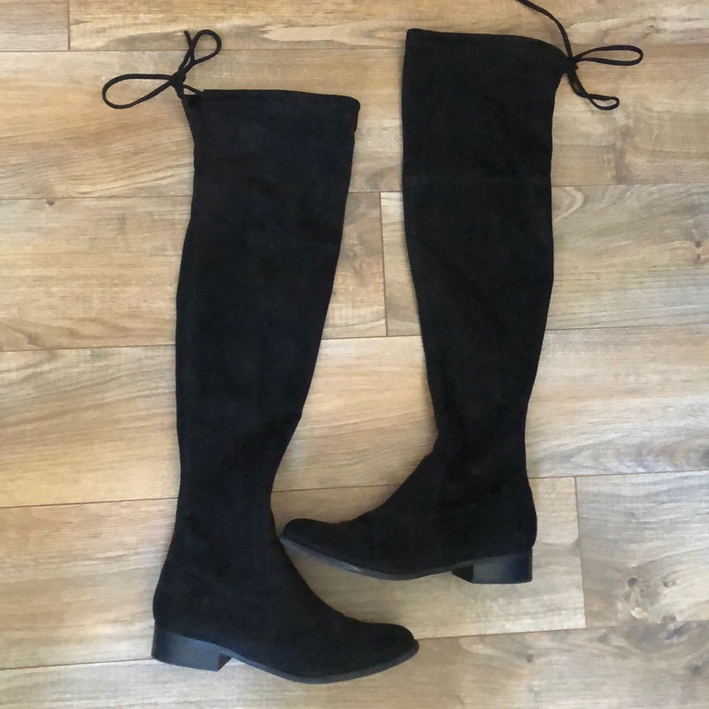Great condition, size 8 black over the knee boots
